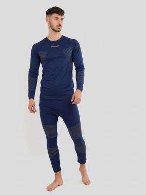 Fundango Seamless Baselayer Set for men in dark blue 1