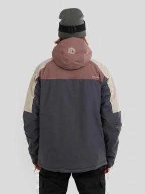 Fundango Burnaby Logo Anorak for men in purple 3