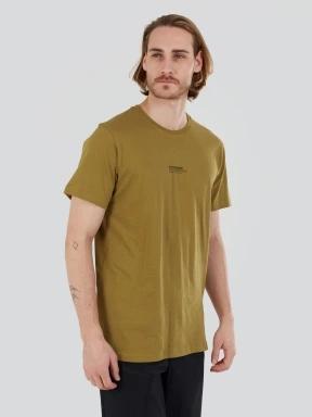 Fundango Globe Graphic-T for men in green 1