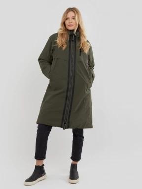 Fundango Carya Parka Jacket for women in oliv 1
