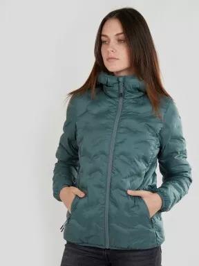 Fundango Alsea Hooded Jacket for women in oliv 1