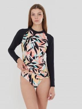 Fundango Joyce Long Sleeve Rashguard for women in black 1