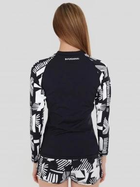 Fundango Joyce Long Sleeve Rashguard for women in black 3