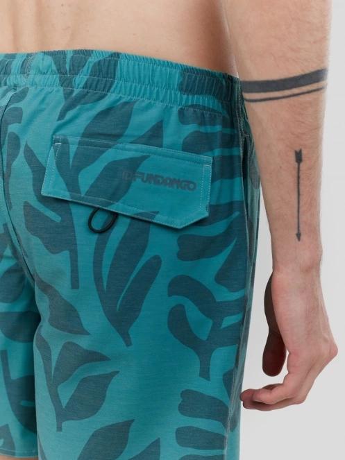 Fundango Bono Print Boardshorts for men in green 6