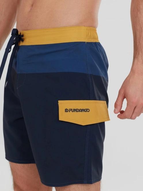 Fundango Salimu Boardshorts for men in dark blue 6