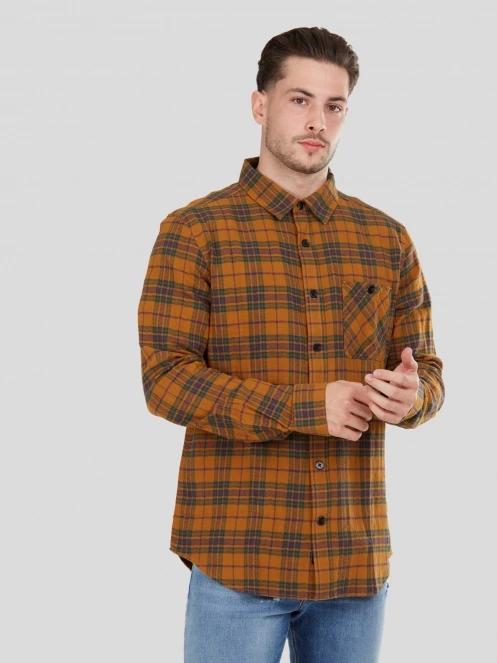 Fundango Harris Shirt for men in brown 2
