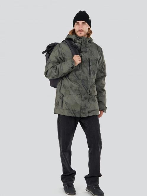 Fundango Perill Parka Jacket for men in oliv 4