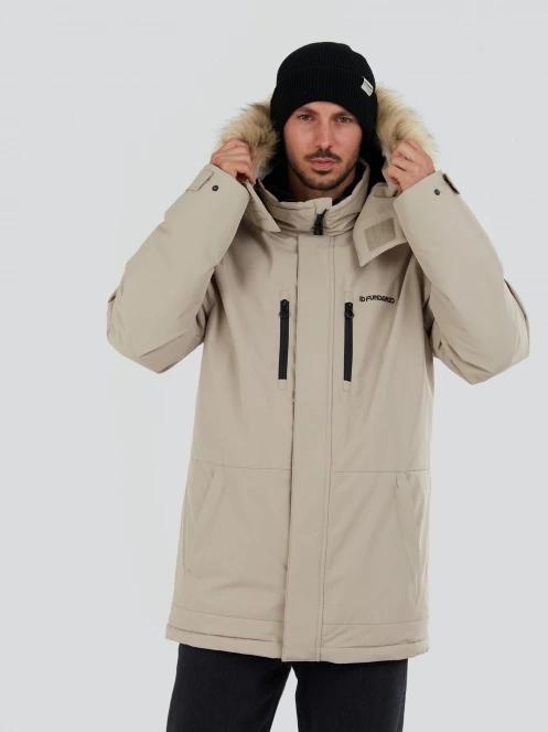 Fundango Spirit Parka Jacket for men in sand 5