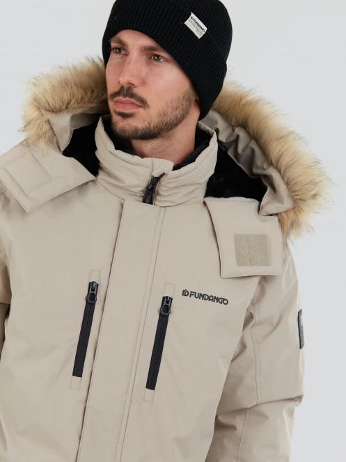 Fundango Spirit Parka Jacket for men in sand 6