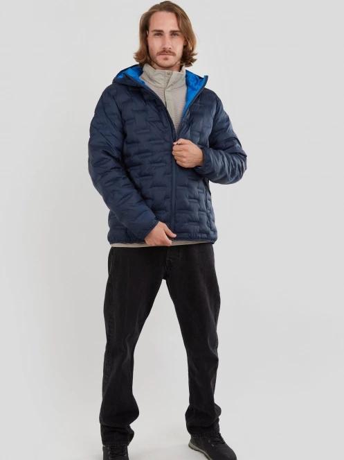Fundango Smoke Hooded Jacket in blue 4