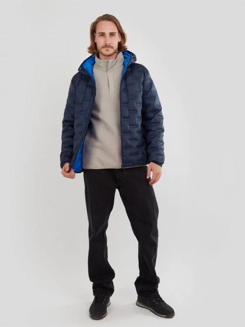 Fundango Smoke Hooded Jacket in blue 5