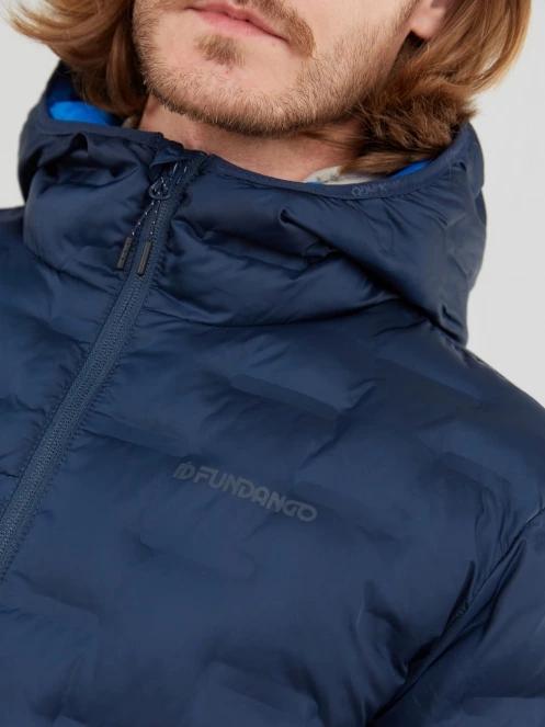 Fundango Smoke Hooded Jacket in blue 6