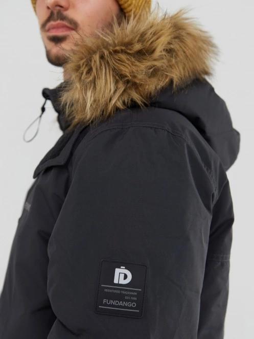 Fundango Spirit Parka Jacket for men in black 7