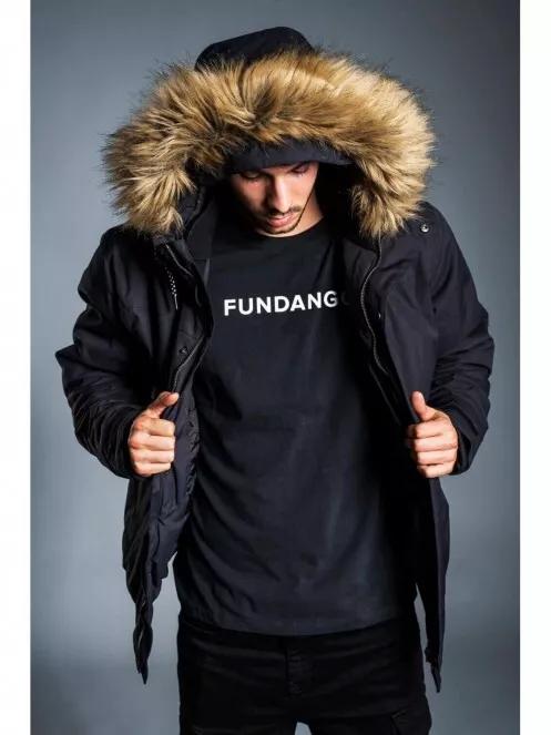 Fundango CARBONE Bomber Jacket for men in black 4