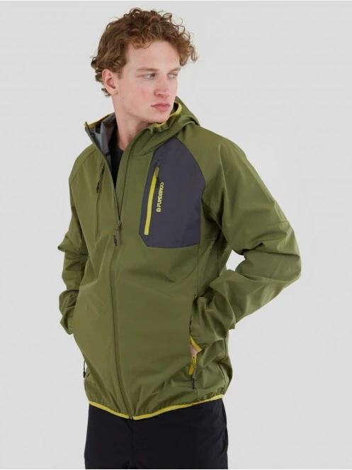 Fundango Alloy Hooded Softshell for men in oliv 2