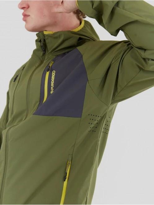 Fundango Alloy Hooded Softshell for men in oliv 6