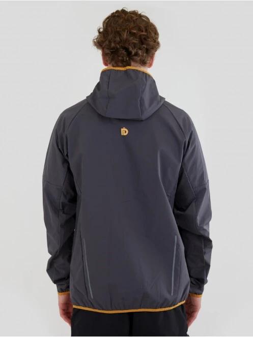 Fundango Alloy Hooded Softshell for men in grey 3