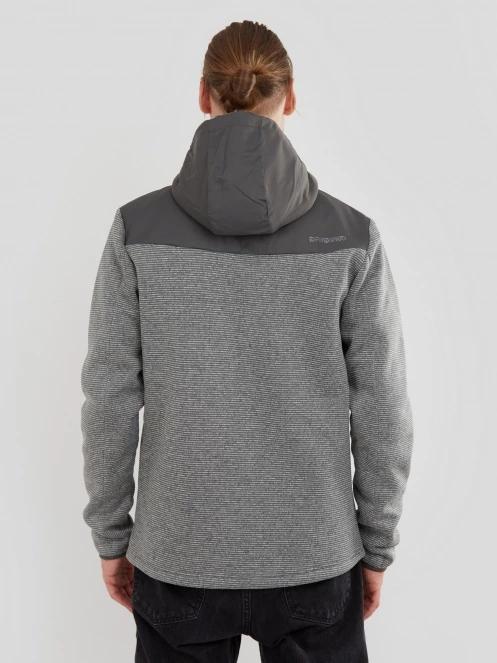 Fundango Ashford Insulated Fleece Jacket for men in grey 3