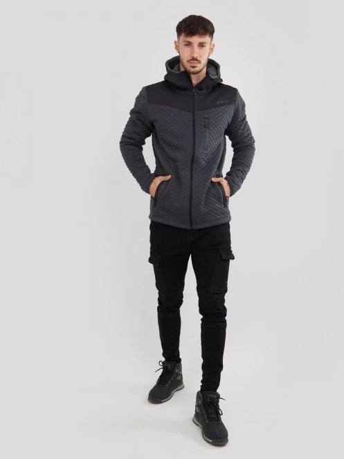 Fundango Ashford Insulated Fleece Jacket for men in black 4