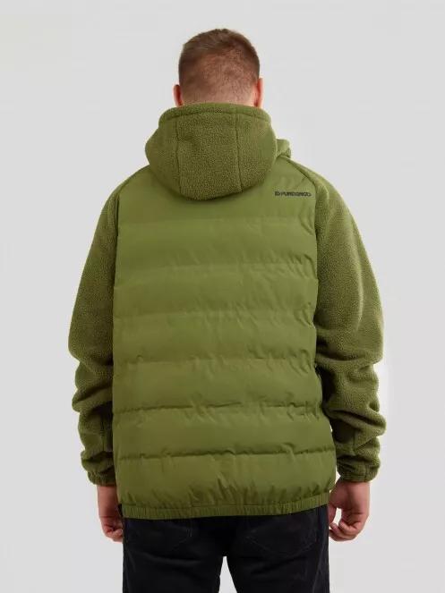Fundango Mongrel Hybrid Jacket for men in oliv 3