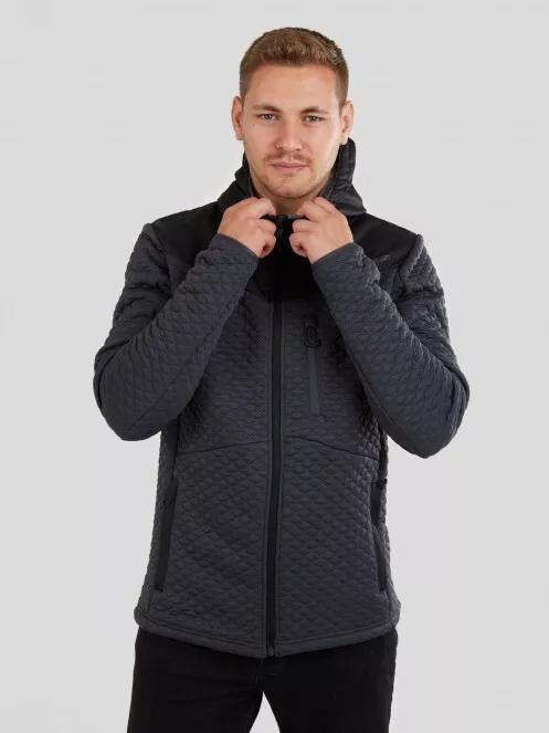 Fundango Ashford Insulated Fleece Jacket for men in black 2