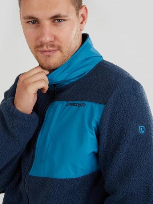 Fundango Haven Hybrid Jacket for men in blue 4