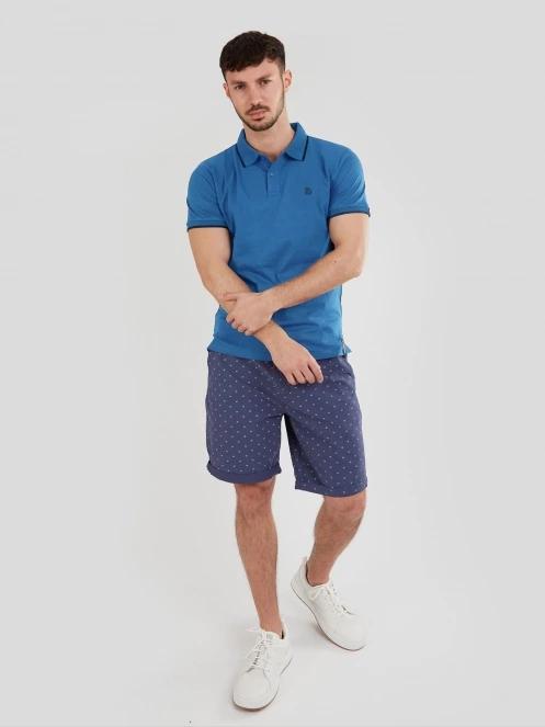 Fundango Incognito Mono Poloshirt for men in blue 4