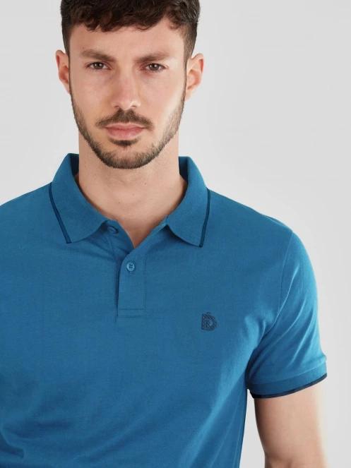 Fundango Incognito Mono Poloshirt for men in blue 6