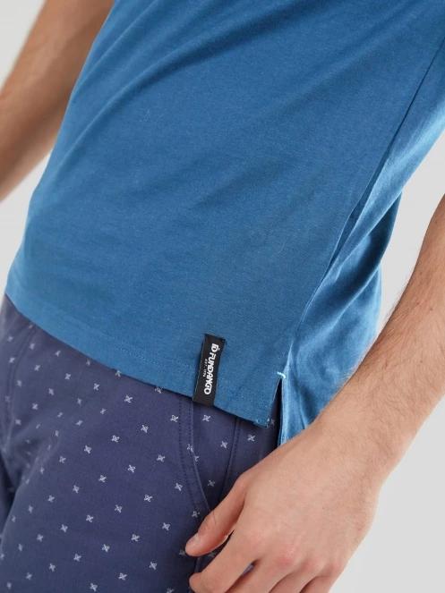 Fundango Incognito Mono Poloshirt for men in blue 7