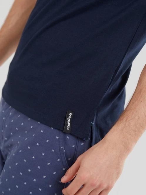 Fundango Incognito Mono Poloshirt for men in dark blue 6