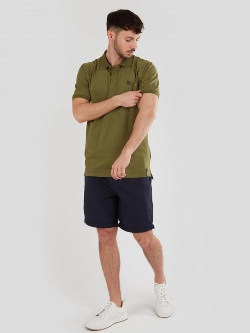 Fundango Incognito Mono Poloshirt for men in oliv 4