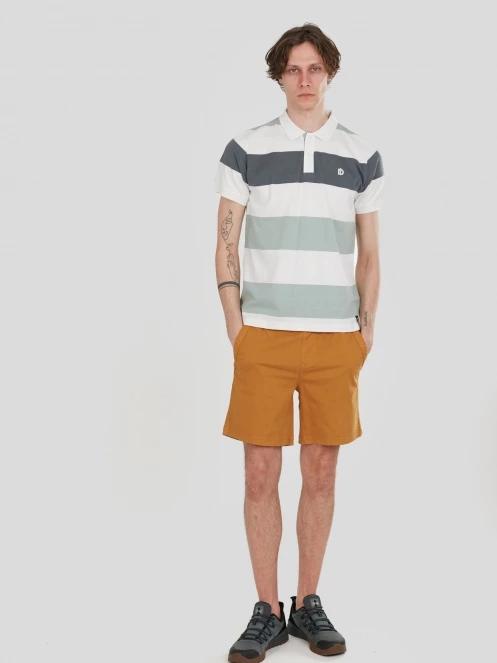Fundango Incognito Stripe Poloshirt for men in green 4