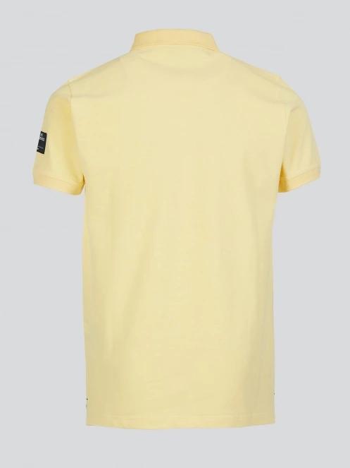 Fundango Insignia Poloshirt for men in yellow 8
