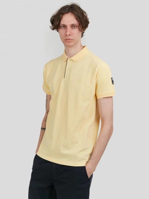 Fundango Insignia Poloshirt for men in yellow 2