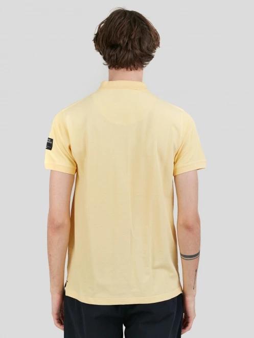 Fundango Insignia Poloshirt for men in yellow 3