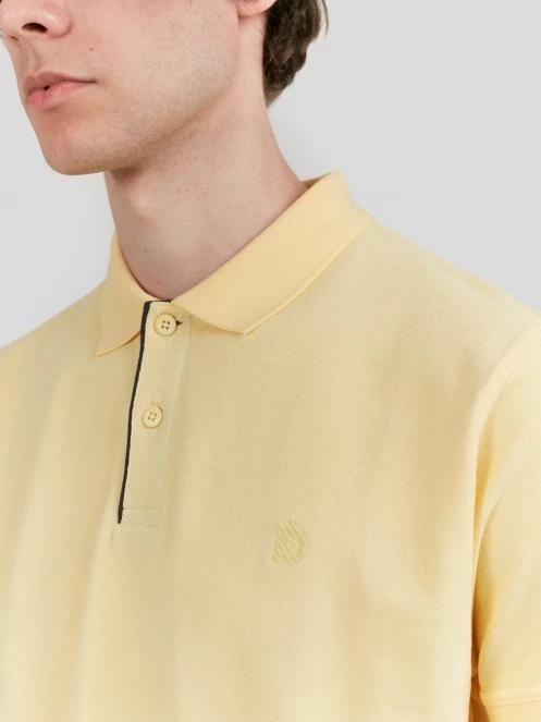 Fundango Insignia Poloshirt for men in yellow 5