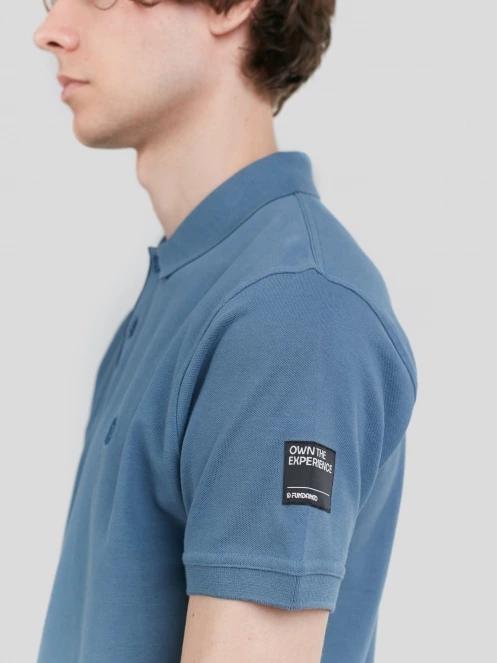 Fundango Insignia Poloshirt for men in blue 6