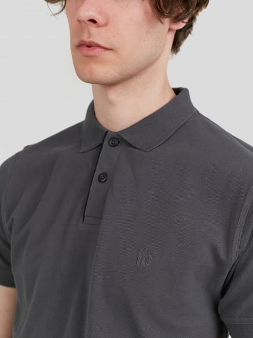 Fundango Insignia Poloshirt for men in grey 5