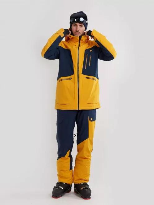 Fundango Decatur Jacket for men in yellow 4