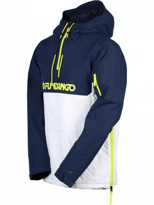 Fundango Burnaby Logo Anorak for men in white 8