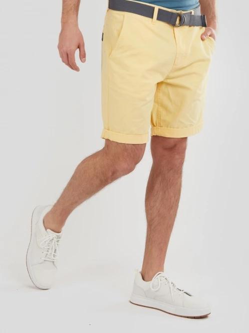 Fundango North Shore Chino Shorts for men in yellow 2