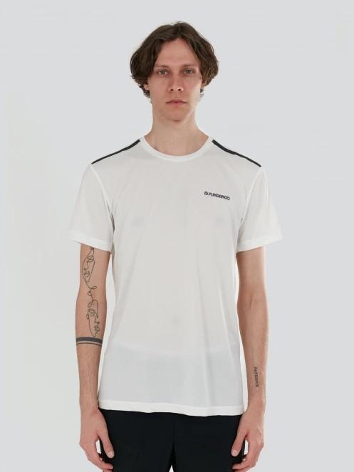 Fundango Skeleton Tech-T for men in white 2