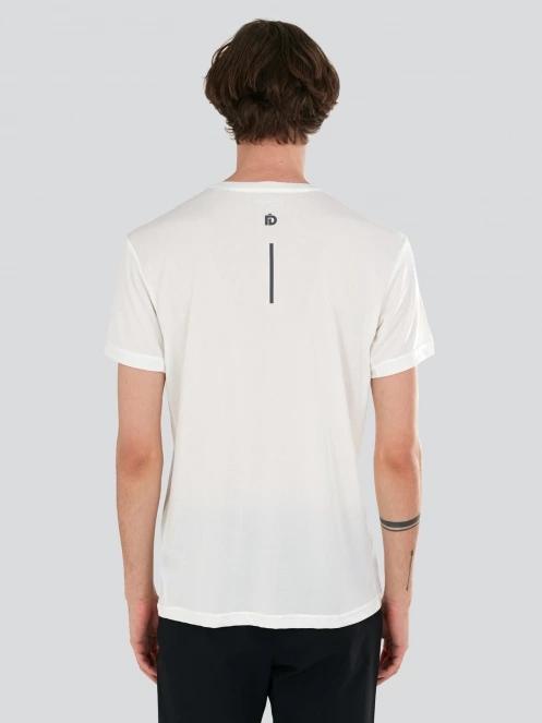 Fundango Skeleton Tech-T for men in white 3