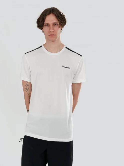 Fundango Skeleton Tech-T for men in white 5