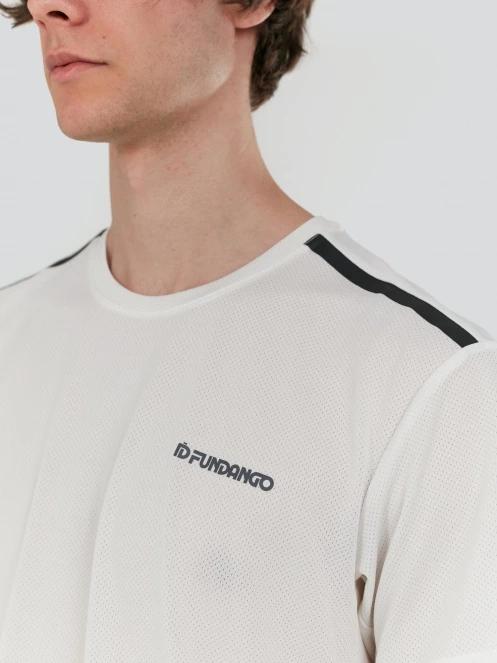 Fundango Skeleton Tech-T for men in white 6