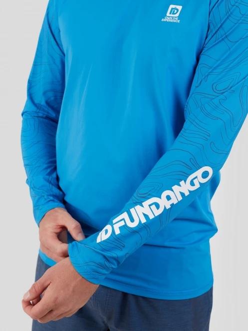 Fundango Manado Long II Rashguard for men in light blue 6