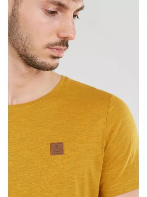 Fundango Jaggy Structured Tshirt for men in brown 4