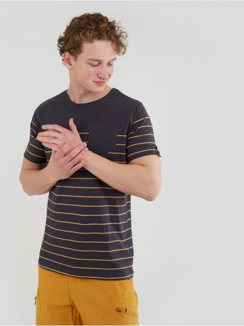 Fundango Jaggy Pocket T-shirt for men in grey 2