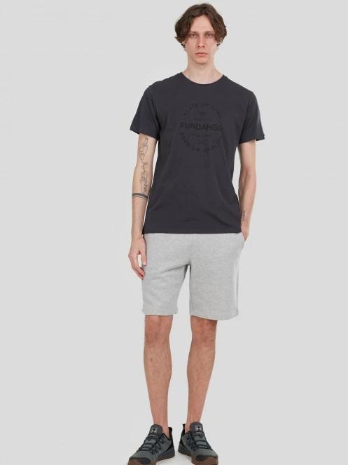 Fundango Basic-T Logo 04 for men in grey 4