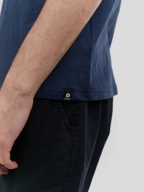 Fundango Jaggy Structured T-shirt for men in dark blue 6